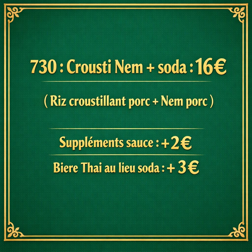 Menu Crousti Nem
